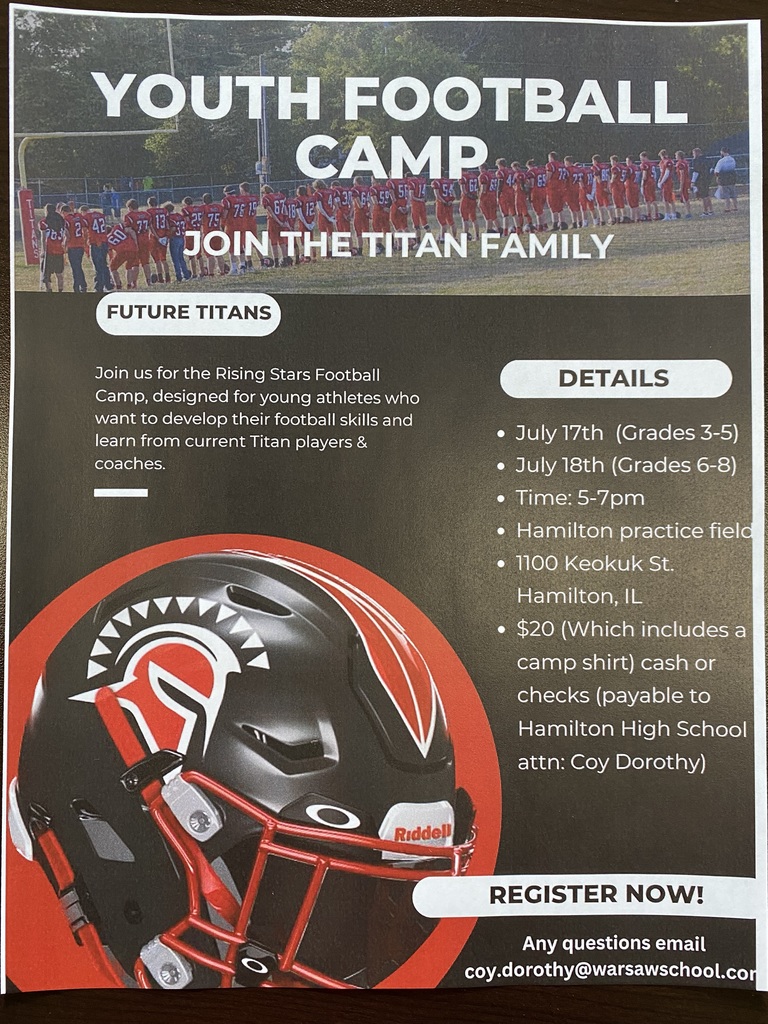 July 2023 Titans FB Camp